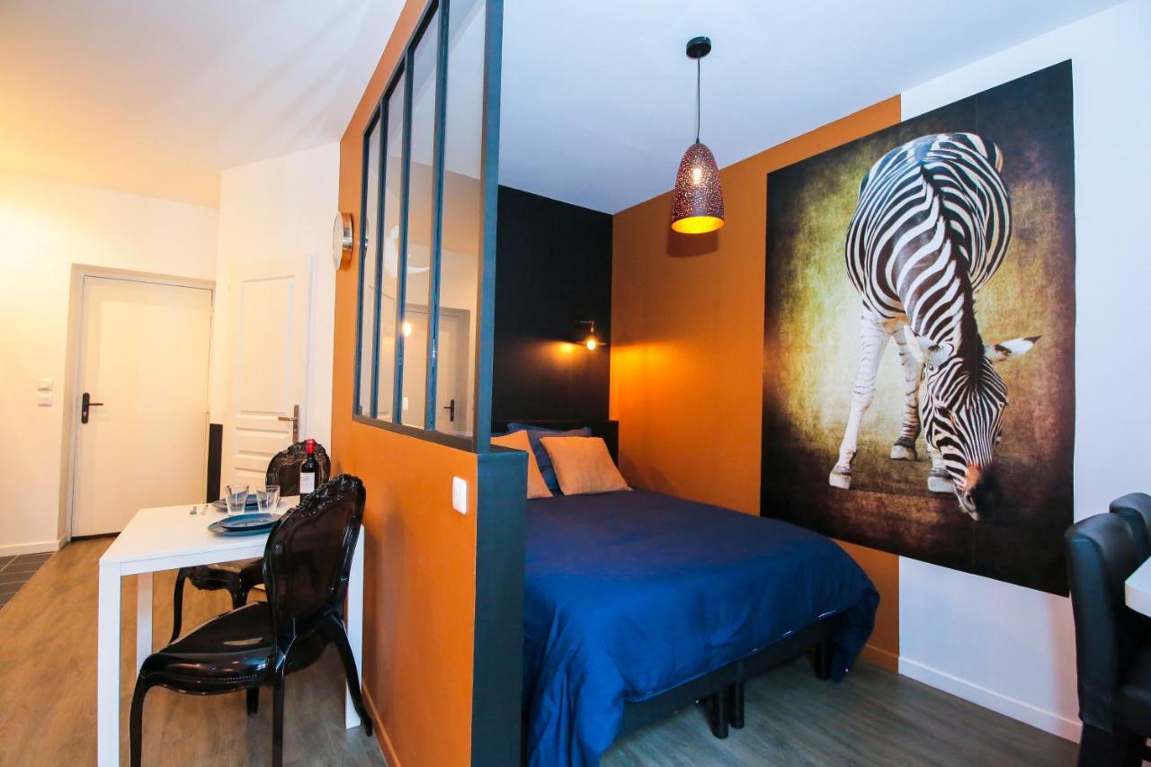 생테티엔 Le Zebre, T1 Hypercentre Chic Et Cosy, Wifi Par Sovalfi 아파트 외부 사진